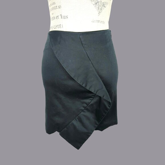 Opening Ceremony Skirt X Small Black Mini Ruffle - Picture 1 of 7